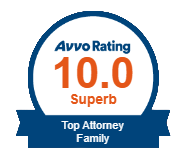 Avvo Rating, 10.0 Superb, Top Attorney Family